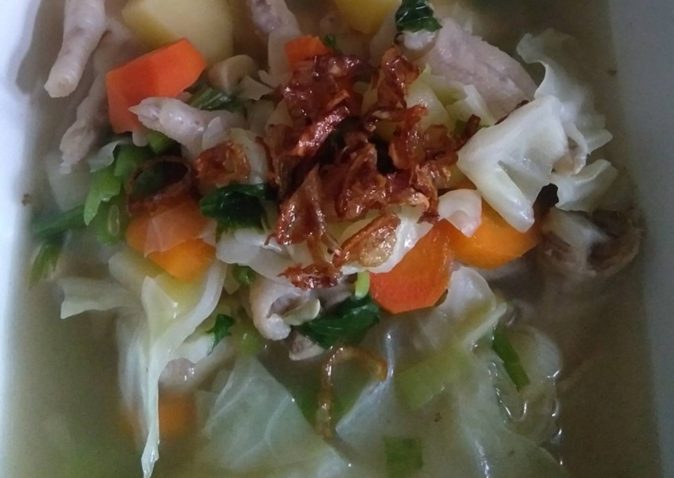 Sop Ceker Ayam