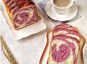 Foto resep Roti Tawar ulir Taro