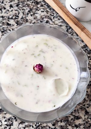 عکسی از دستور آب‌دوغ خیار