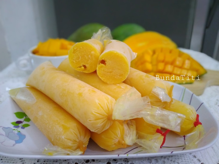 Resep 526.Es Lilin Mangga Susu🥭, Enak