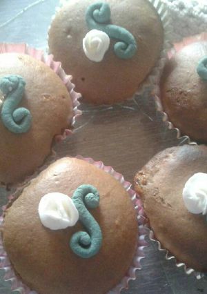 Una foto de Cupcake de chocolate-cacao instantáneo