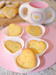 Una foto de Galletas de naranja con té de vainilla
