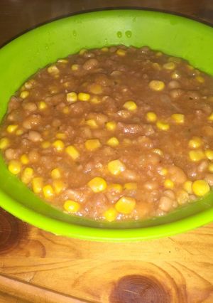 Chilis bab recept fotója