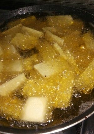 A picture of Fried yam.