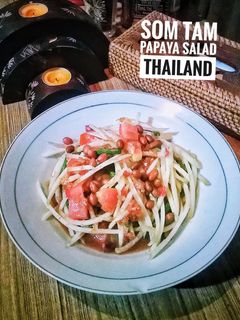 Foto resep Som Tam (Papaya Salad Thailand)