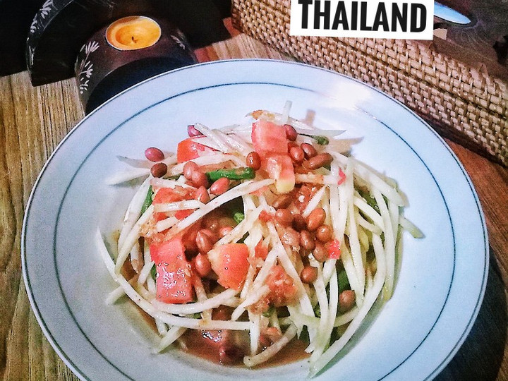 Cara Bikin Som Tam (Papaya Salad Thailand) Istimewa