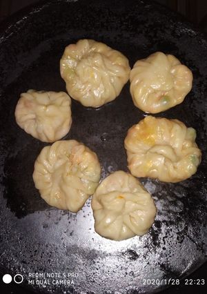A picture of Veg momos.