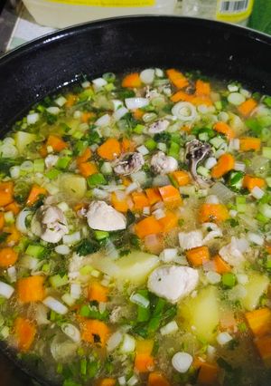 Foto resep SOP ayam praktis