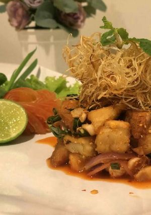 รูปของ Thai Spicy Milky mushroom Salad(ลาบเห็ดมิลกี้3สไตล์)