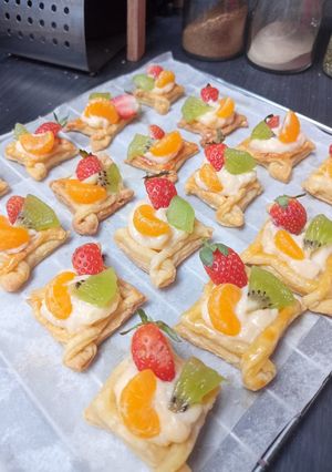 Foto resep Pastry vla buah