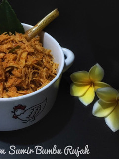 Foto resep Ayam Suwir Bumbu Rujak