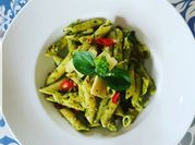 Gambar penne pesto