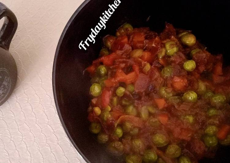 recept Peas&carrot kudu