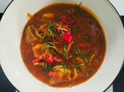A picture of red chilli coconut