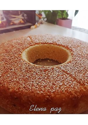عکسی از دستور کیک کنجدی
