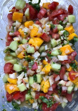Una foto de Ceviche de pescado