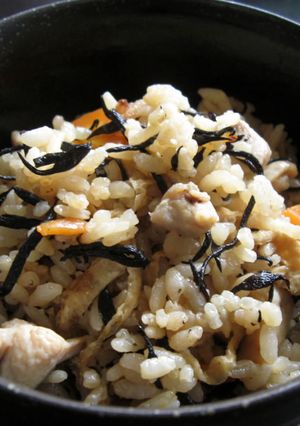 A picture of Hijiki Takikomi Gohan.