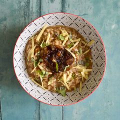 Caramelised Balsamic Onion Risotto A picture of Caramelised Balsamic Onion Risotto.