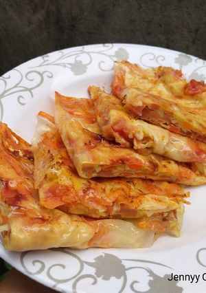 รูปของ Rice paper omelet พิซซ่าเวียดนาม