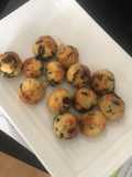 Bolinho de Espinafre com Arroz