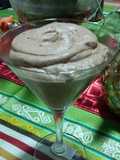 Mousse de chocolate y almendras