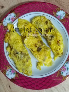 Foto resep Omelet Jamur