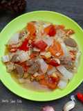 Tumis Wortel Sawi Putih Pentol Bakso