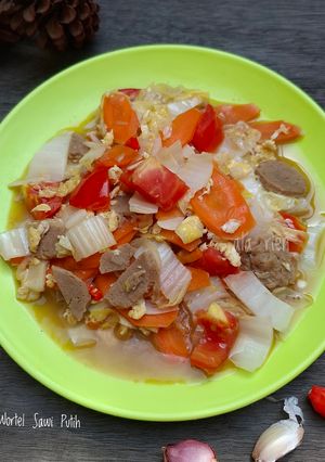 Foto resep Tumis Wortel Sawi Putih Pentol Bakso