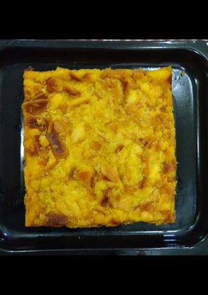 Foto resep Puding Roti Bakar Simpel