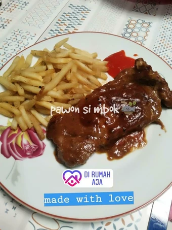 Cara Gampang Menyiapkan Resep Sirloin steak dirumah aja yang Bikin Ngiler Anti Ribet, Bikin Ngiler