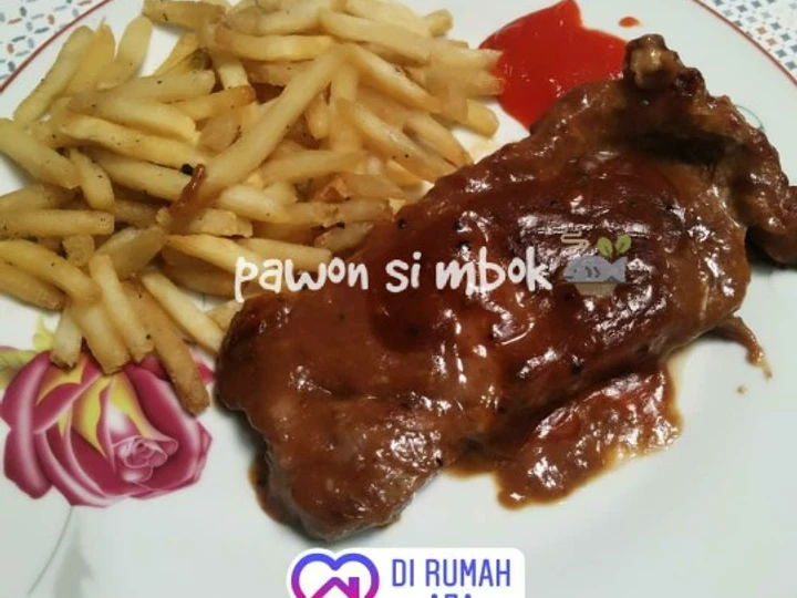 Cara Gampang Menyiapkan Resep Sirloin steak dirumah aja yang Bikin Ngiler Anti Ribet, Bikin Ngiler