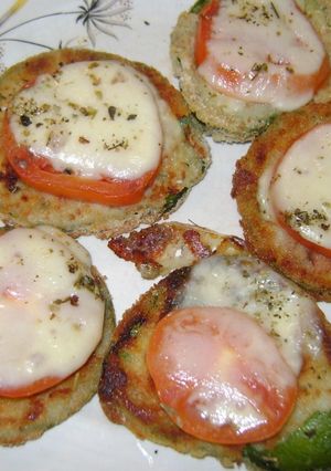 Una foto de Milanesas de zapallitos