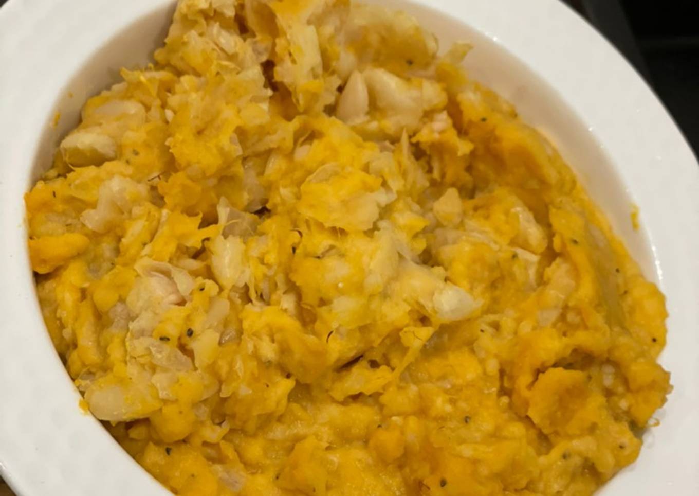 Sweet potato & butterbean mash