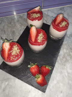صورة لوصفة 🍓 تحلية الفراولة بنكهة البسكويت 🍓