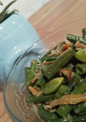 Foto resep Sayur teri kacang panjang
