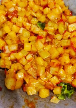 Foto resep Balado kentang pedas manis nagih ☺️
