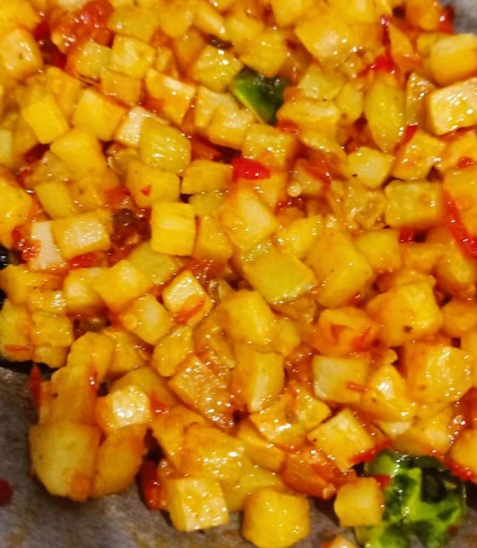 Foto resep Balado kentang pedas manis nagih ☺️