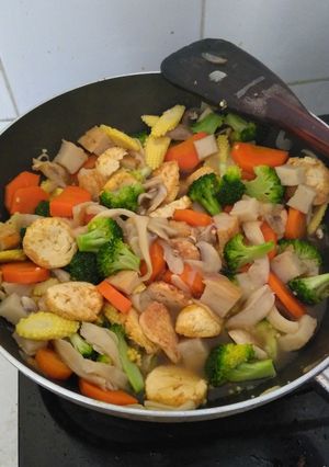 Foto resep Sapo Tahu Jamur