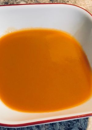 A picture of Tomato Basil Soup.