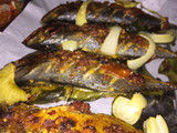 Ikan kembung oven pedas