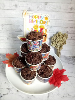 Foto resep 226.Muffin coklat super nyoklat(no mixer)