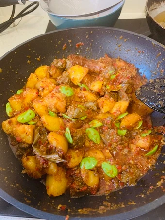 Langkah Gampang Menyiapkan Resep Sambel Goreng Kentang Ati Pete (Resep No. 37) yang Bisa Manjain Lidah Anti Ribet, Lezat