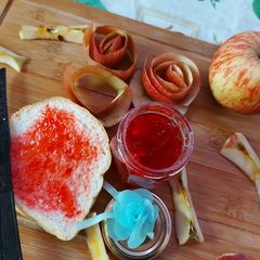 A picture of Apple peel jam jelly.
