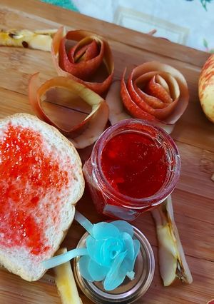 A picture of Apple peel jam jelly.