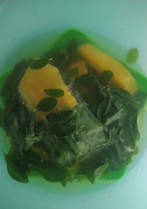 Foto resep Sayur bening daun kelor labu kuning
