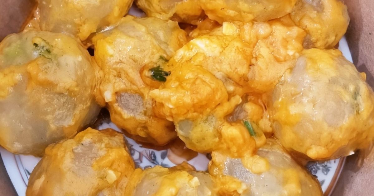 Cilok Saus Telur Asin