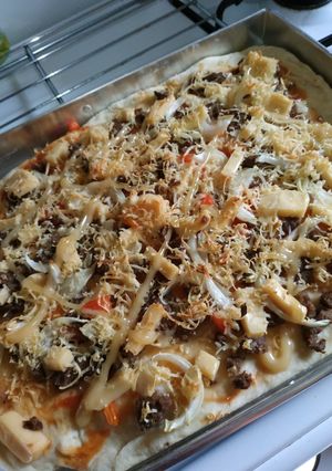Foto resep Pizza Homemade Simple