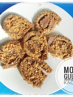 Foto resep Mochi Coklat Gulung Kacang