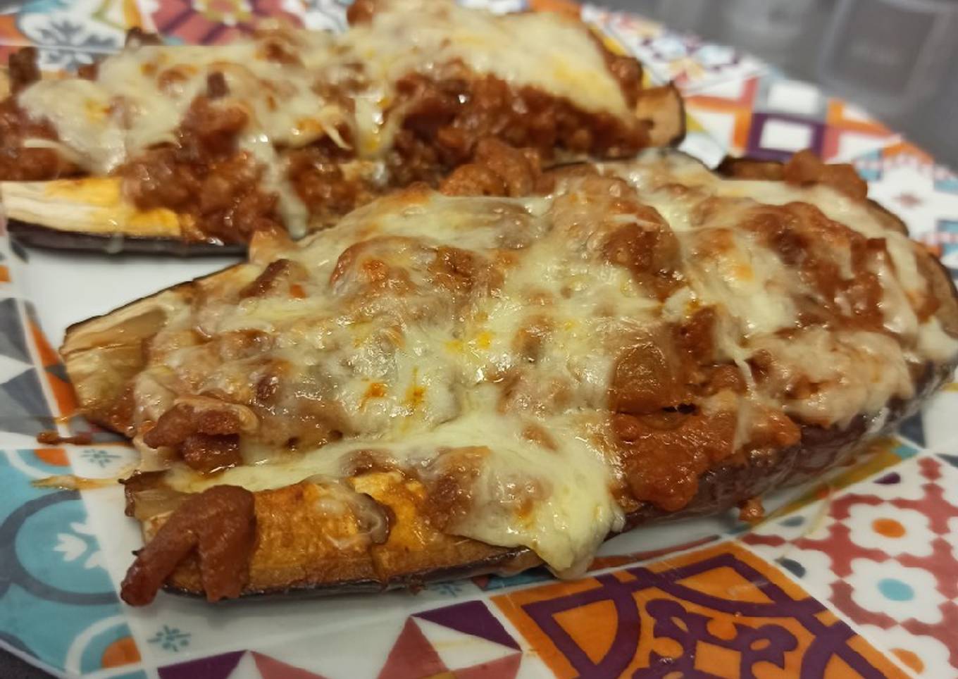 Berenjenas rellenas de carne