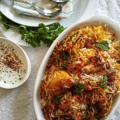 A picture of Chicken Biryani(Al rehman Style).